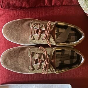 Men’s Casual Soft Suede Leather Sneaker, Size 13 Wide, Brand New.